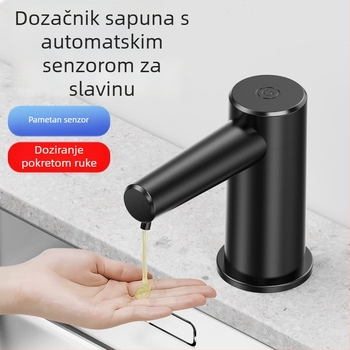 Dozator tekućeg deterdženta za pranje posuđa sa senzorom za kuhinjski sudoper – plastični, CE certifikat, funkcija senzora, extender