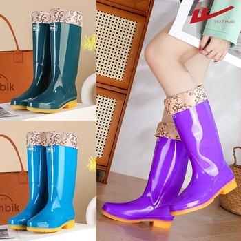 Ženske cipele za kišu, PVC gornji dio, visok uspon, debeli đon, niski pet 1–3 cm, za sve sezone