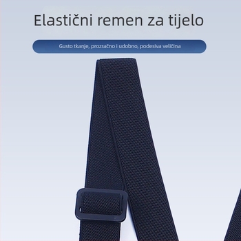 Y-oblikovane elastične trake, za odrasle, unisex, podesiva duljina, krížni dizajn, 3 kopče, jacquard tkanina