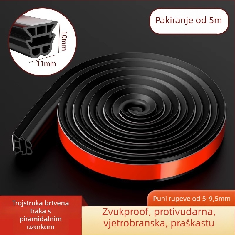 Zaptivna traka za vrata i prozore – Neck strength marka; za prozore; model Confirm; visoka otpornost na visoke temperature; moderan minimalistički stil; prilagođeni uzorci