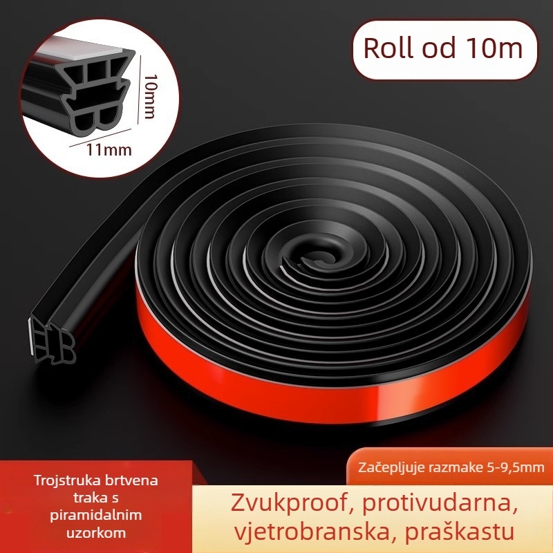 Zaptivna traka za vrata i prozore – Neck strength marka; za prozore; model Confirm; visoka otpornost na visoke temperature; moderan minimalistički stil; prilagođeni uzorci