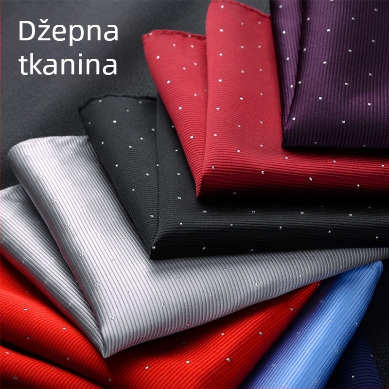 Džepni rubac za sako, poliester vlakna, prilagođeni uzorci, tisak, tkanina bojani pređama