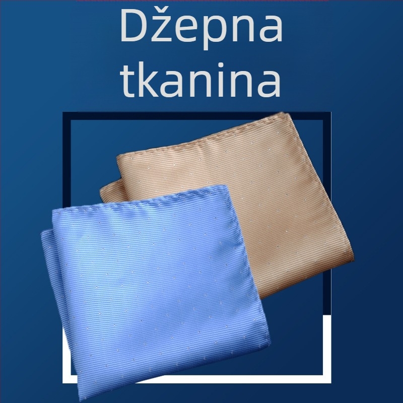 Džepni rubac za sako, poliester vlakna, prilagođeni uzorci, tisak, tkanina bojani pređama