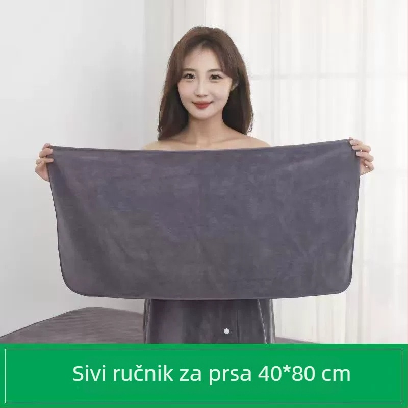 Set mikrovlaknastih ručnika za lice za salon s maramom za glavu; mogućnost prilagodbe logotipa; težina 137 g; apsorpcija 26-30 s