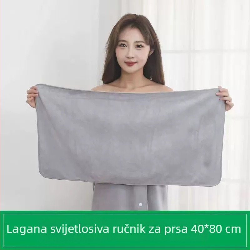 Set mikrovlaknastih ručnika za lice za salon s maramom za glavu; mogućnost prilagodbe logotipa; težina 137 g; apsorpcija 26-30 s