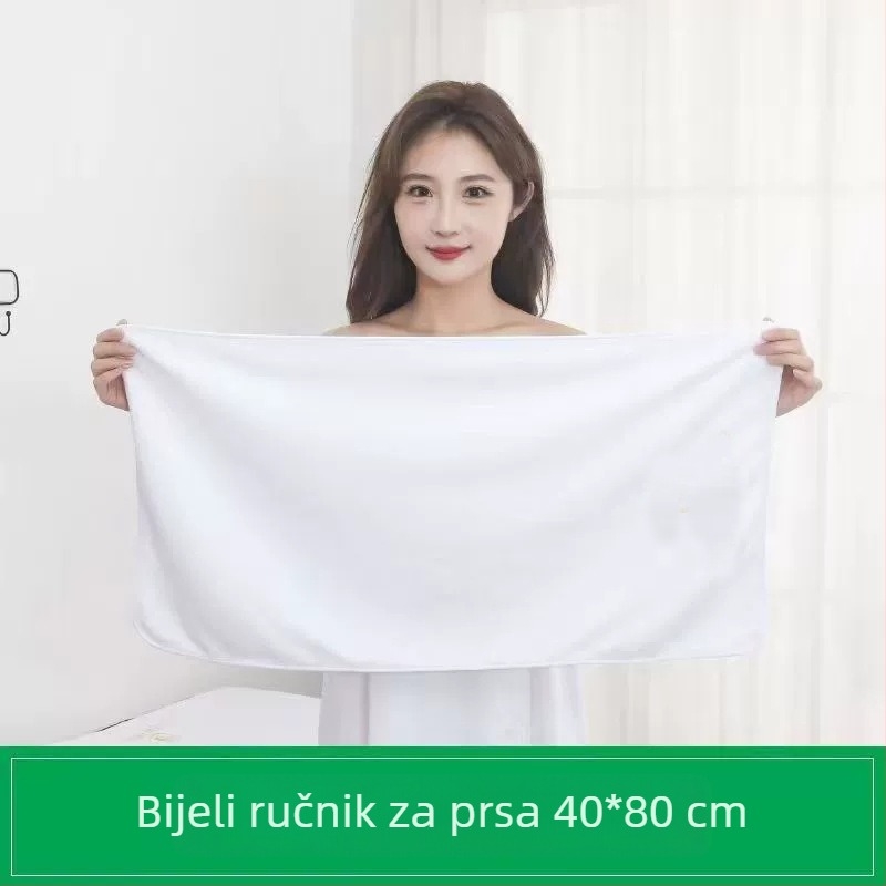 Set mikrovlaknastih ručnika za lice za salon s maramom za glavu; mogućnost prilagodbe logotipa; težina 137 g; apsorpcija 26-30 s
