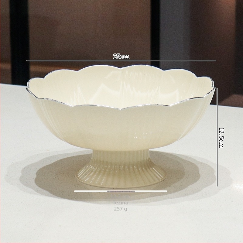 Plastični tanjur za voće s drenaznim dizajnom, Huangge, lansiran 2025.