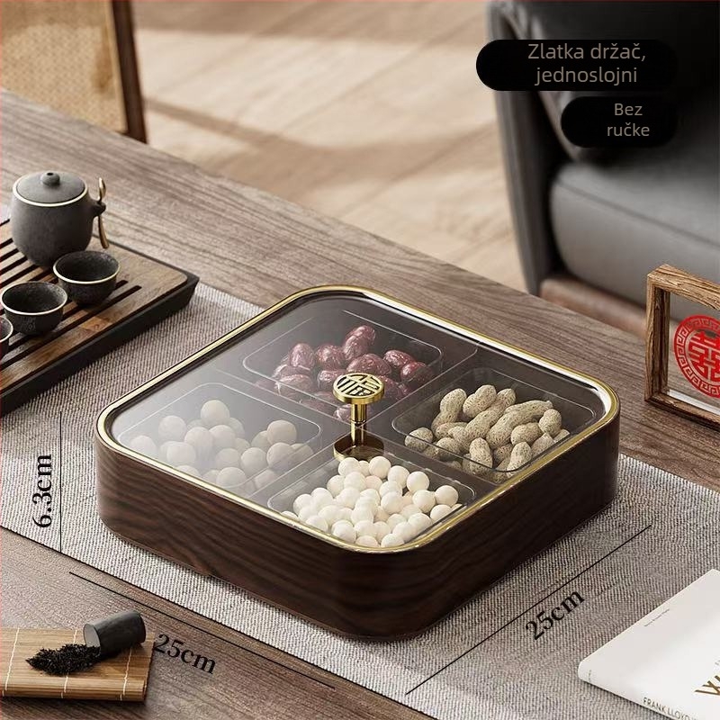 Shengshi plastična posuda za sušeno voće i kutija za pohranu s poklopcem, jednostavan stil