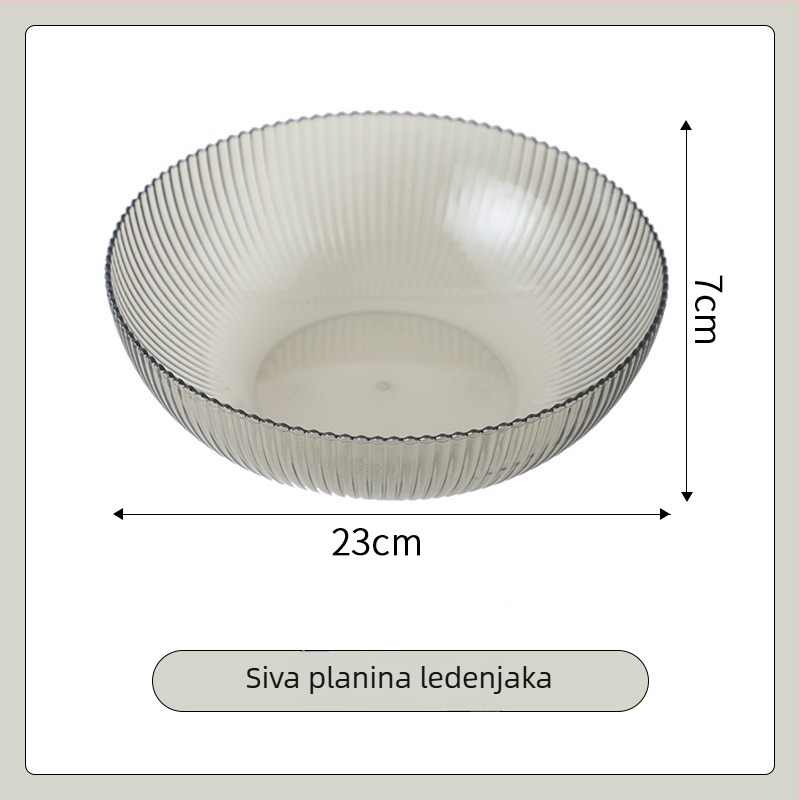 Plastični pladanj za voće Cheng Ran – lagani luksuzni retro stil, vrhunska kvaliteta