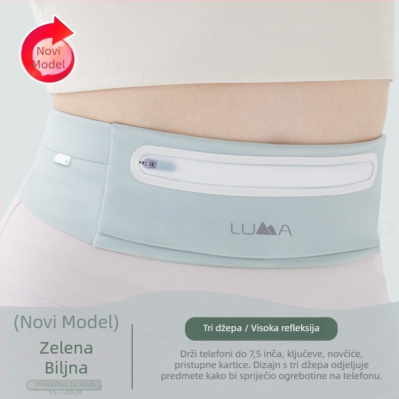 Sportska pojasna torbica – unisex, najlon, vodootporna, ultra lagana, za aktivnosti na otvorenom
