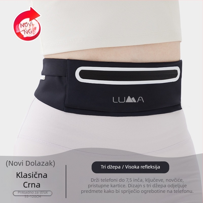 Sportska pojasna torbica – unisex, najlon, vodootporna, ultra lagana, za aktivnosti na otvorenom