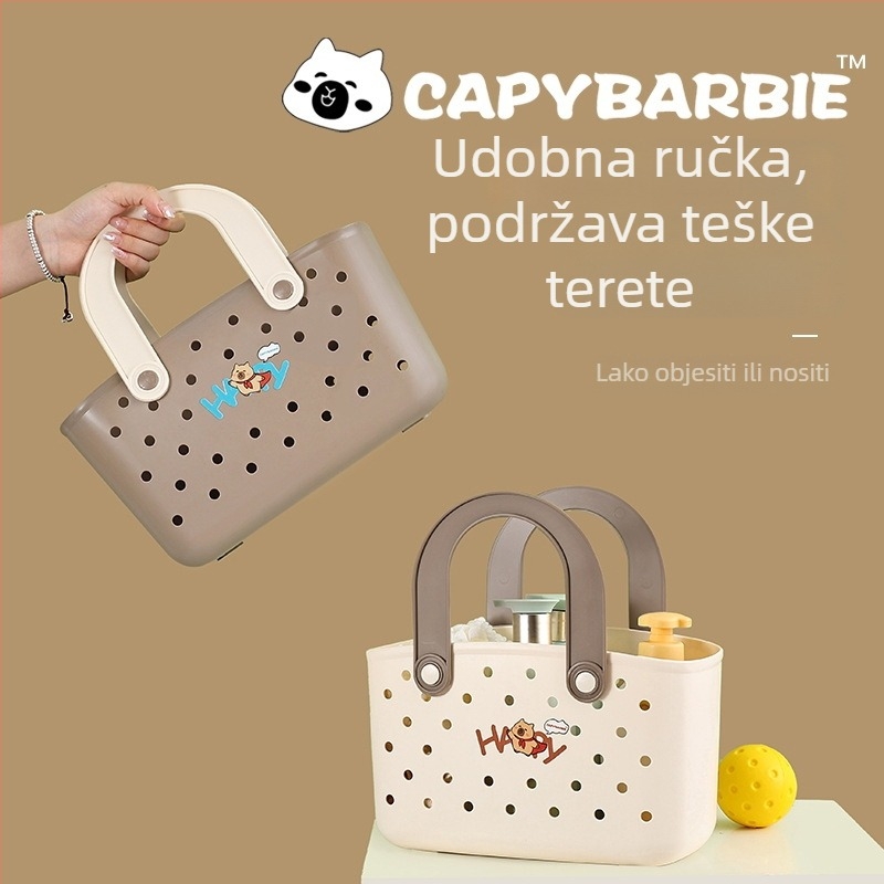 Plastična kupaonska košara za skladištenje, odvodiva i prijenosna, modeli 9910/9911/9920/9921