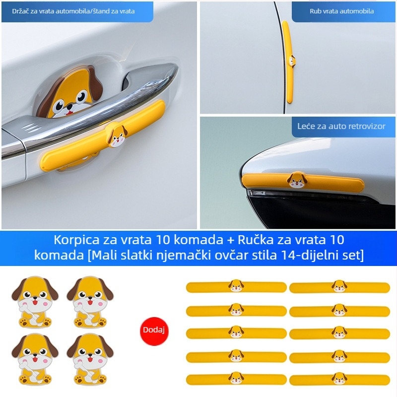 PVC zaštitna traka protiv sudara za područje vrata automobila, univerzalni model, prilagođena obrada
