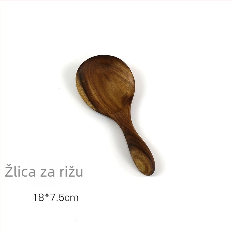 Detomade Drveni Set Kuhinjskih Alata — Set Drvenih Kuhinjskih Alata, Moderan Minimalistički Stil