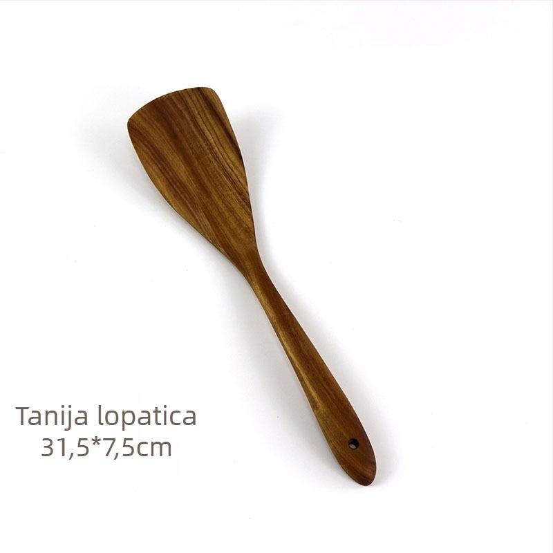 Detomade Drveni Set Kuhinjskih Alata — Set Drvenih Kuhinjskih Alata, Moderan Minimalistički Stil