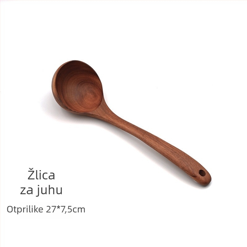 Detomade Drveni Set Kuhinjskih Alata — Set Drvenih Kuhinjskih Alata, Moderan Minimalistički Stil