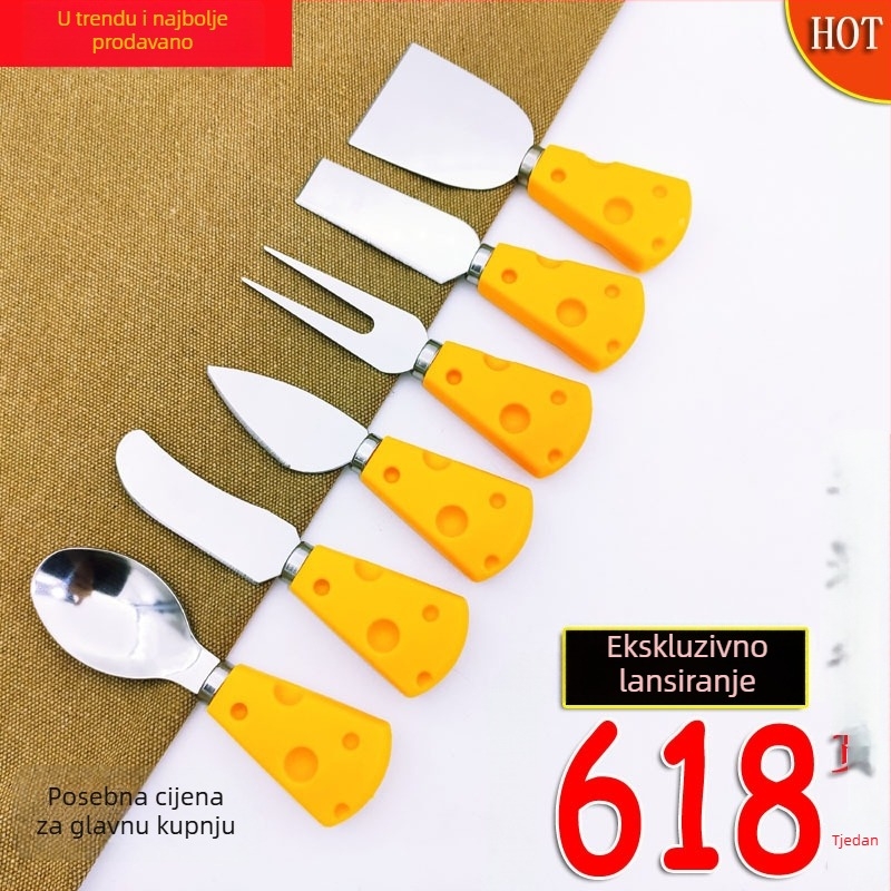 Dječji set pribora od nehrđajućeg čelika 420, za djecu, nož za sir i džem, polirani završetak, ispis logotipa, prilagodba