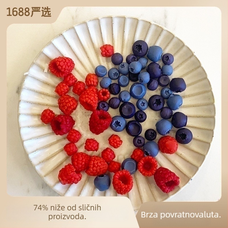 Silikonska forma za kolače – voćnog oblika, nepravilan oblik, stil Light Luxury