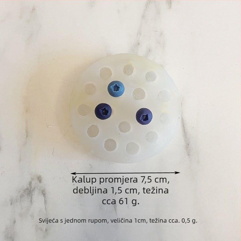 Silikonska forma za kolače – voćnog oblika, nepravilan oblik, stil Light Luxury