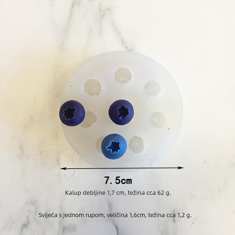 Silikonska forma za kolače – voćnog oblika, nepravilan oblik, stil Light Luxury