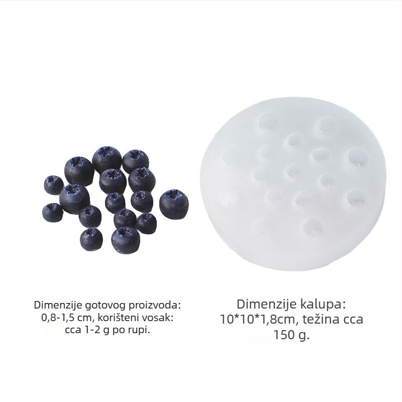 Silikonska forma za kolače – voćnog oblika, nepravilan oblik, stil Light Luxury