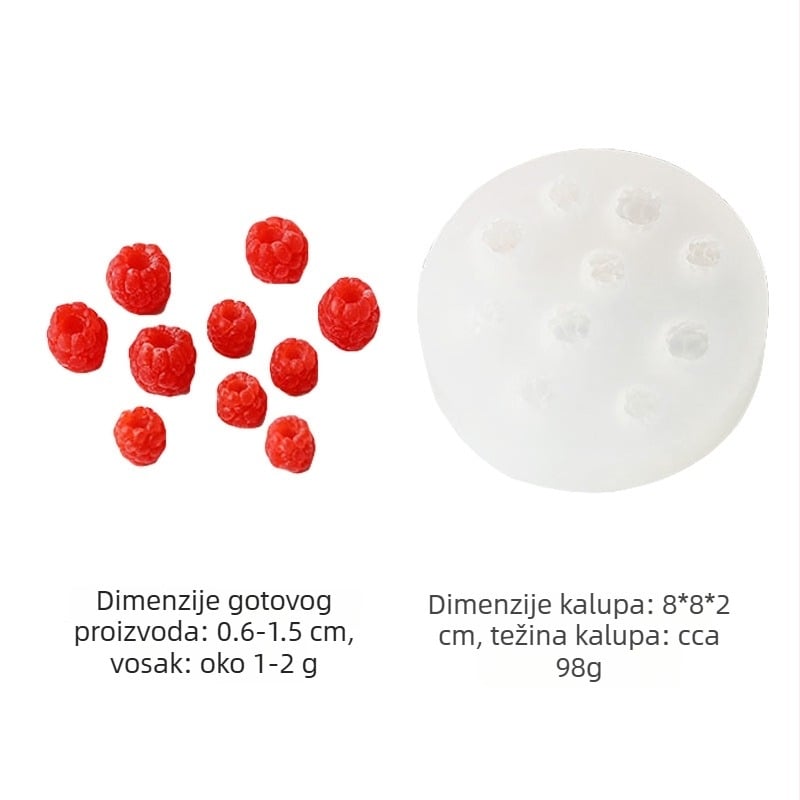 Silikonska forma za kolače – voćnog oblika, nepravilan oblik, stil Light Luxury