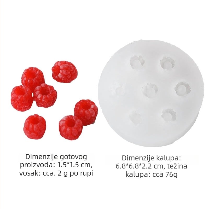 Silikonska forma za kolače – voćnog oblika, nepravilan oblik, stil Light Luxury
