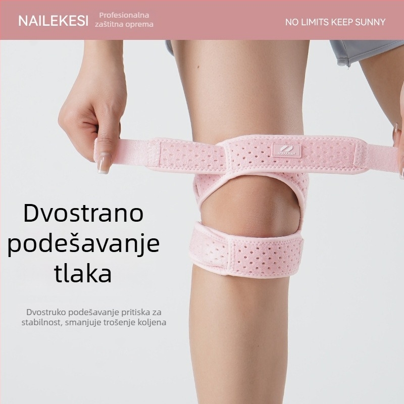 Patelarni koljeni štitnik za sport: pogodan za planinarenje, trčanje, skakanje konopcem, košarku i badminton