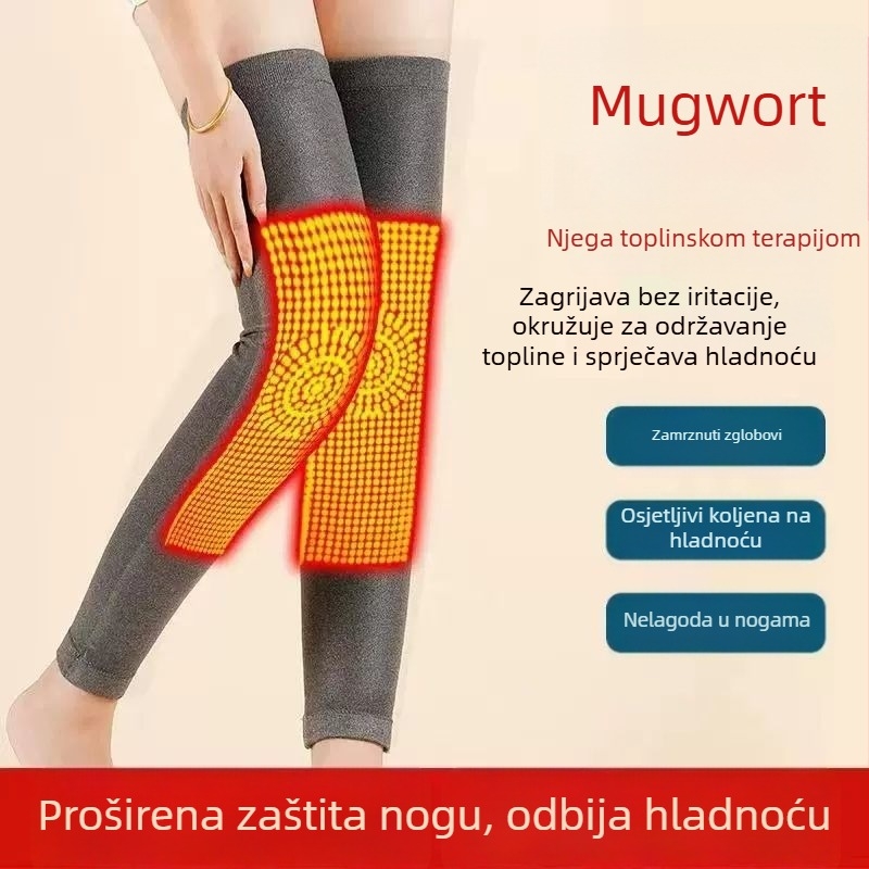 Đumbirova samozagrijavajuća navlaka za koljeno za grijanje i ublažavanje zglobova