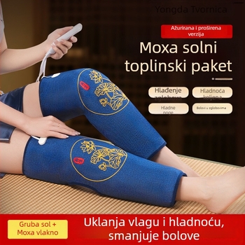 Električni grijaći koljeni jastučić sa soli i topli kompres za moksibuciju za kućnu fizioterapiju