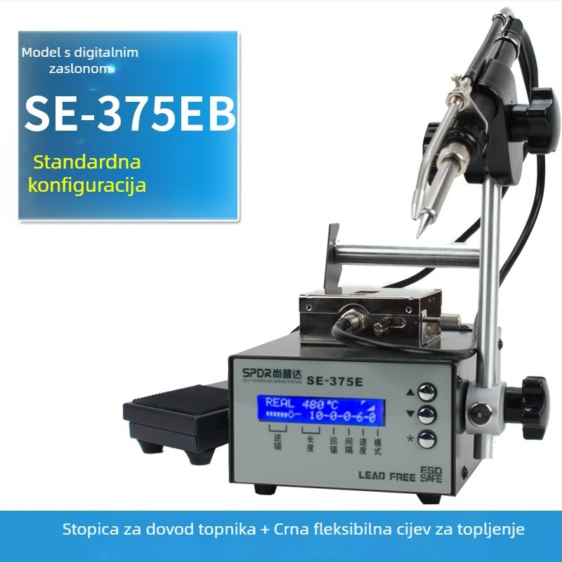 Stanica za lemljenje s nožnim pedalom, 220V, brenda Consulting, za popravke elektronike