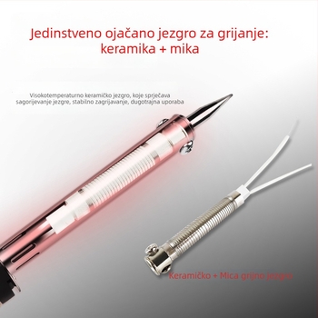 Električna lemilica, 60W, 220V, plastična drška, ručna, alat za zavarivanje