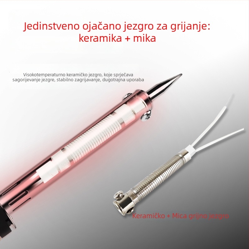 Električna lemilica, 60W, 220V, plastična drška, ručna, alat za zavarivanje