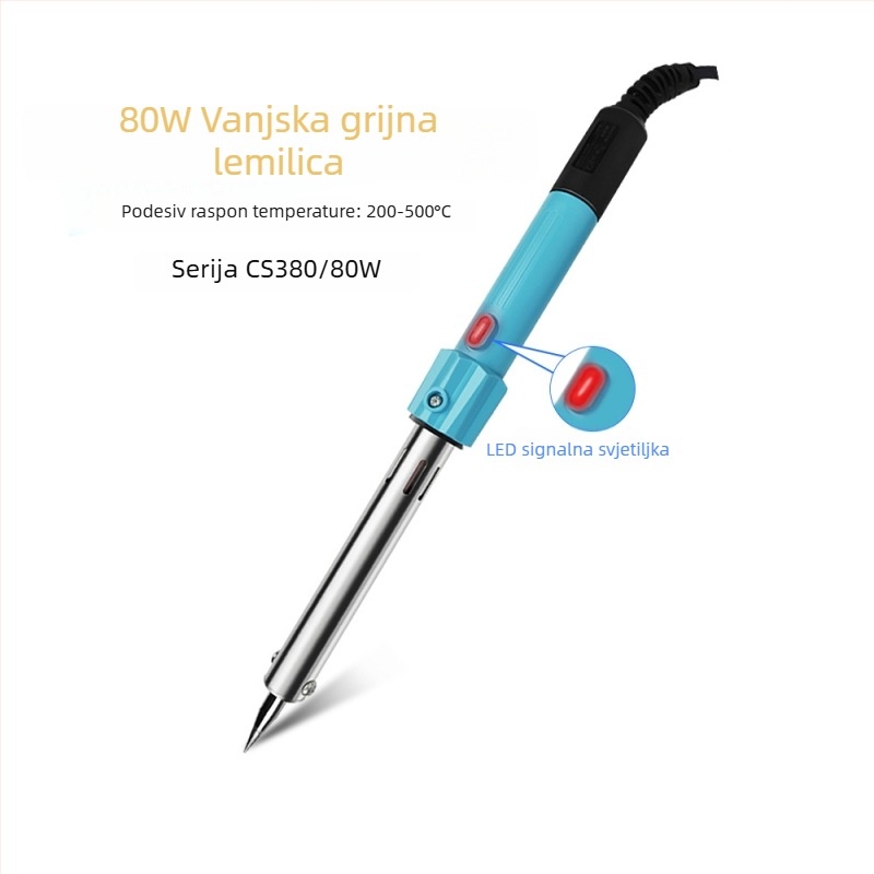 Električna lemilica, 60W, 220V, plastična drška, ručna, alat za zavarivanje