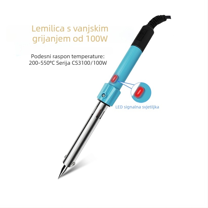 Električna lemilica, 60W, 220V, plastična drška, ručna, alat za zavarivanje