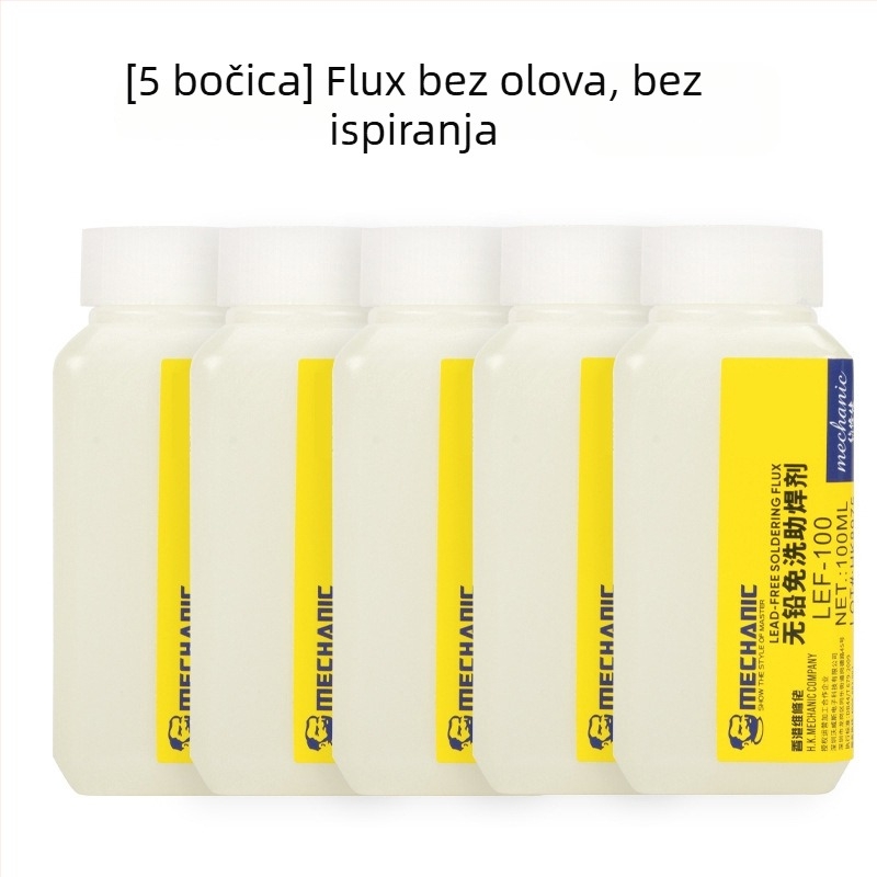 Fluks za zavarivanje od nehrđajućeg čelika, bezolovni, bez čišćenja, tekući fluks