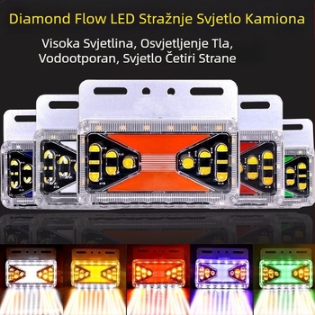 LED bočna svjetiljka za kamione, 12V/24V, 10W, PC kućište, za velike kamione i poluprikolice