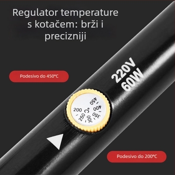 Električno lemilo sa digitalnim zaslonom i kontrolom temperature – DIY skup alata za zavarivanje od nehrđajućeg čelika