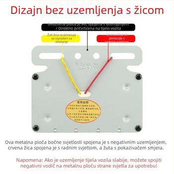 LED bočno svjetlo za kamionsku prikolicu, 12/24V, IP68 vodootporno, dvostruko-red LED, kućište od PC, vijek trajanja 50 000 h