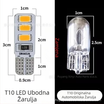 LED svjetlo za kamione 24V — indikator i svjetlo za registracijsku pločicu, plug-in, kućište od PC plastike, univerzalno