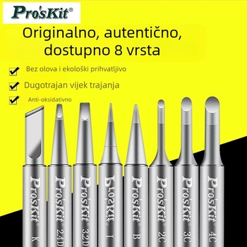 Vrh za lemilo, oštar i potkovastog oblika, kompatibilan s 936/938