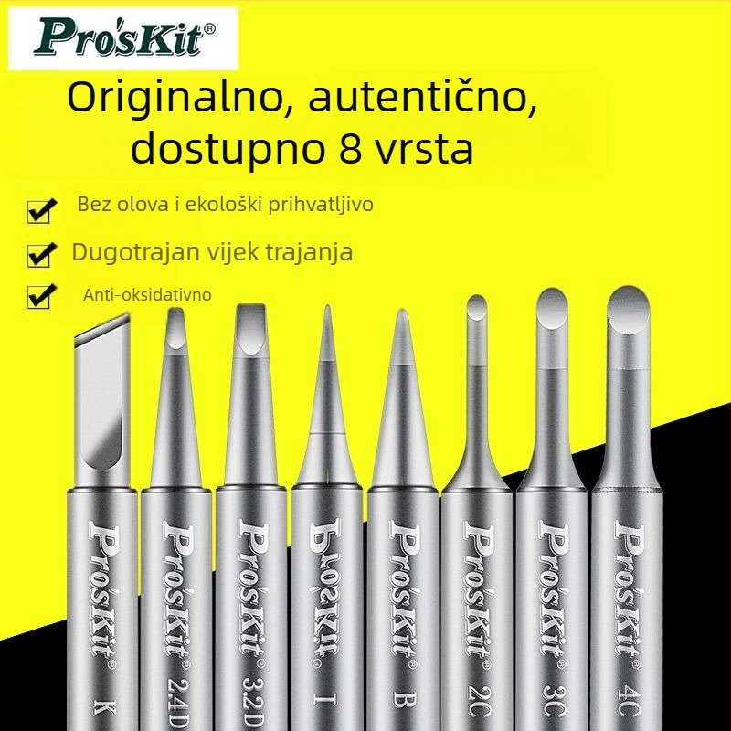 Vrh za lemilo, oštar i potkovastog oblika, kompatibilan s 936/938