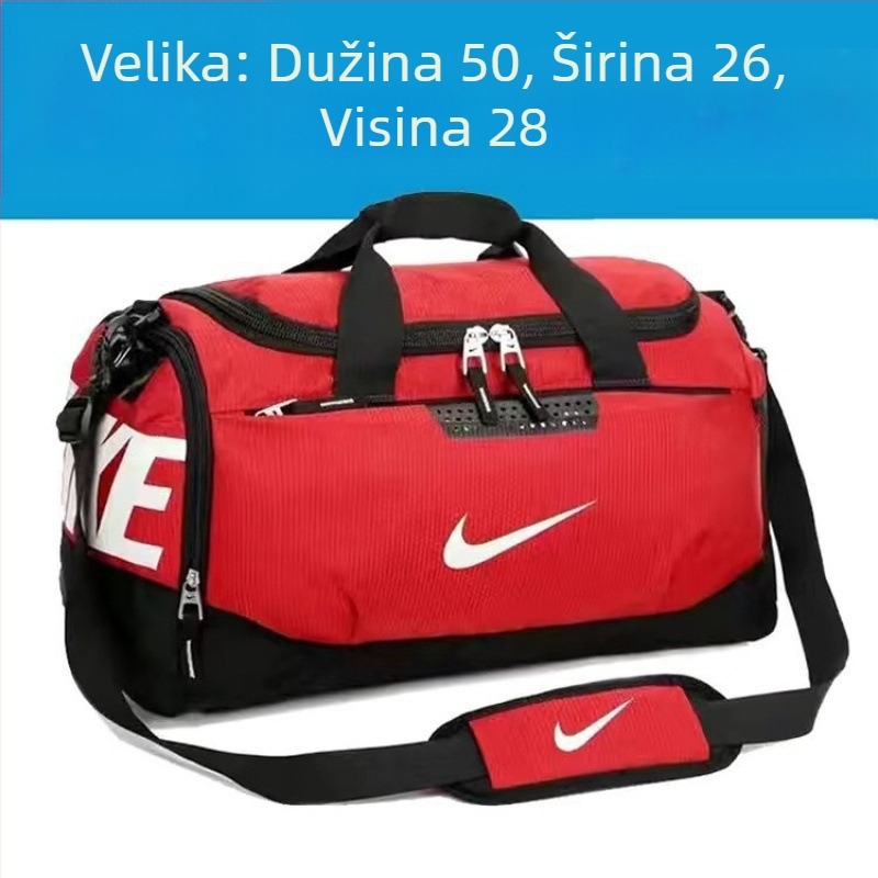 Unisex putna crossbody torba, poliester materijal, otporna na habanje, kapacitet do 20 L, pogodna za rekreacijska putovanja