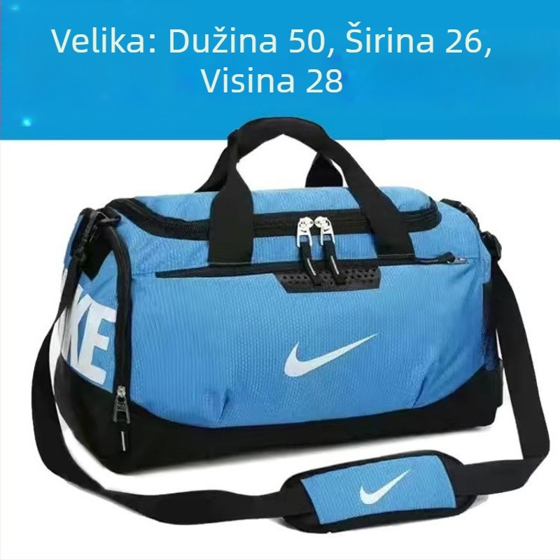 Unisex putna crossbody torba, poliester materijal, otporna na habanje, kapacitet do 20 L, pogodna za rekreacijska putovanja
