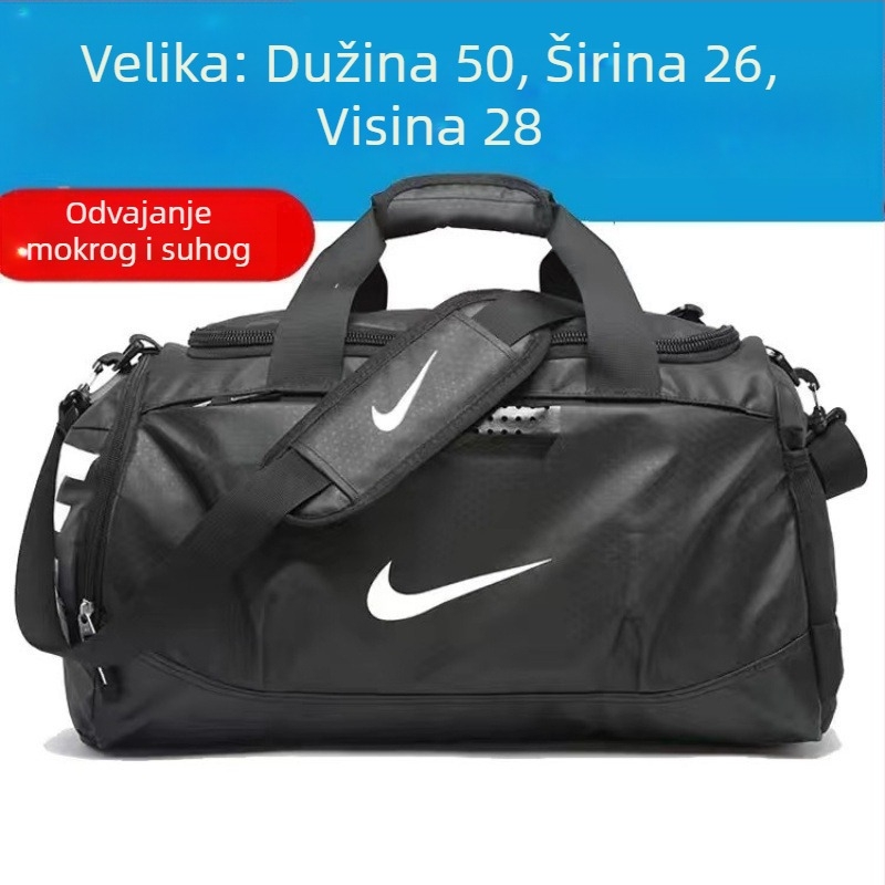 Unisex putna crossbody torba, poliester materijal, otporna na habanje, kapacitet do 20 L, pogodna za rekreacijska putovanja