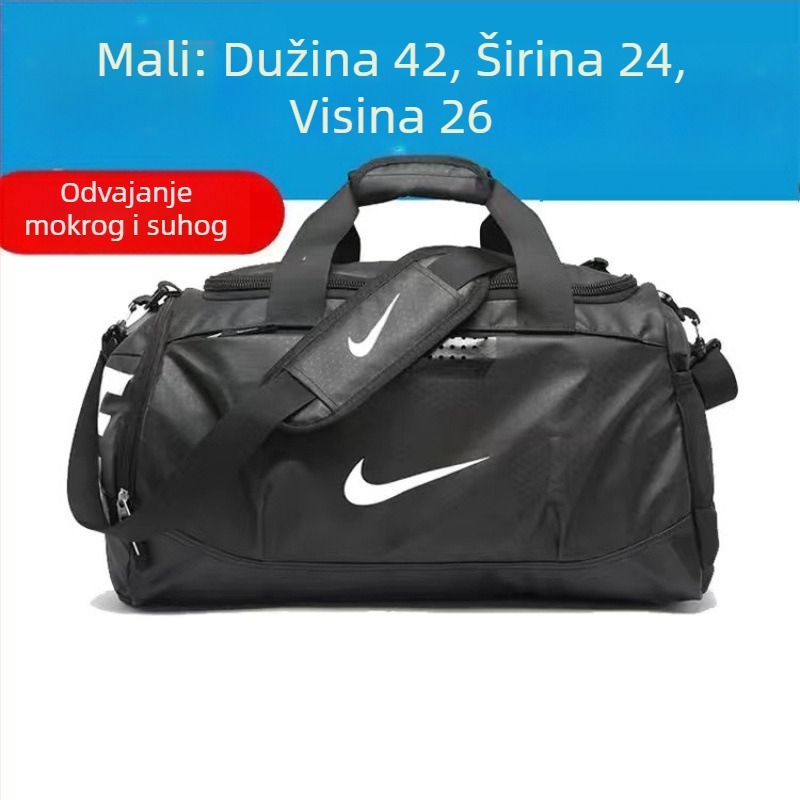 Unisex putna crossbody torba, poliester materijal, otporna na habanje, kapacitet do 20 L, pogodna za rekreacijska putovanja