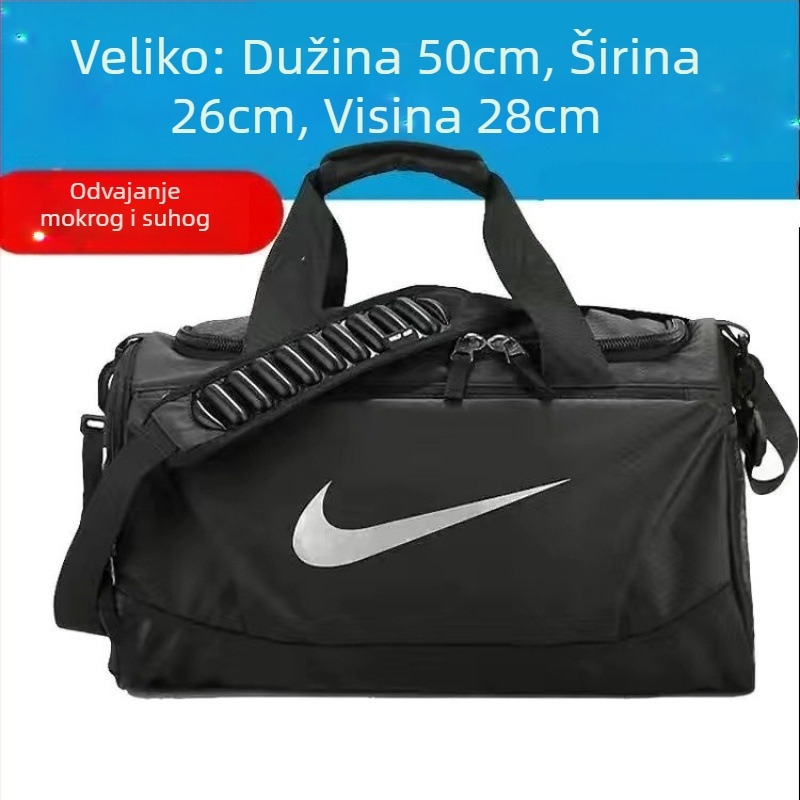 Unisex putna crossbody torba, poliester materijal, otporna na habanje, kapacitet do 20 L, pogodna za rekreacijska putovanja