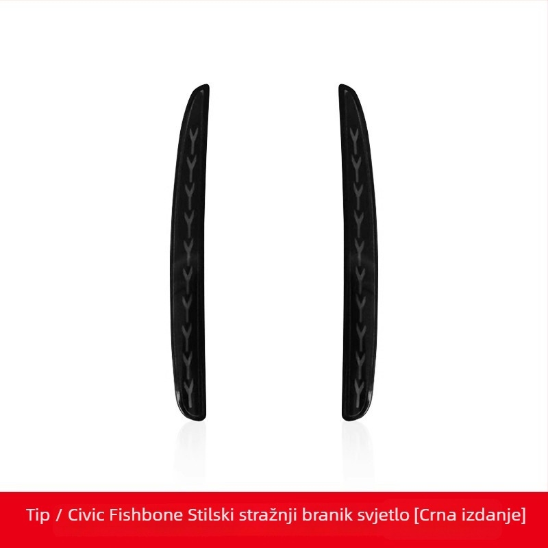 LED L-oblike dnevne svjetiljke za Civic hatchback desete generacije, 24W, marka TYPY