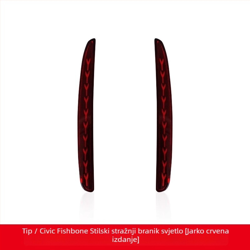 LED L-oblike dnevne svjetiljke za Civic hatchback desete generacije, 24W, marka TYPY