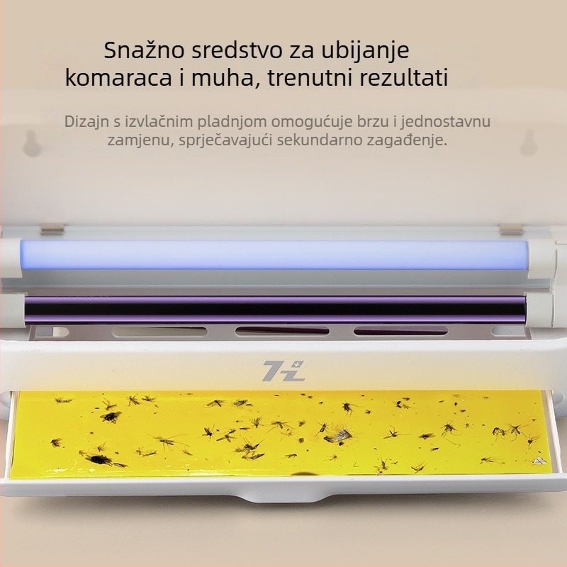 Zidna lampa za uništavanje insekata s ljepilnom zamkom za komarce i muhe, pogodna za restorane, hotele i kućanstva